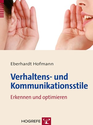 cover image of Verhaltens- und Kommunikationsstile